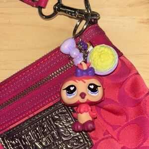 Littlest Pet Shop G7 Series 4 Pink owl Keychain – Custom Bag Charm